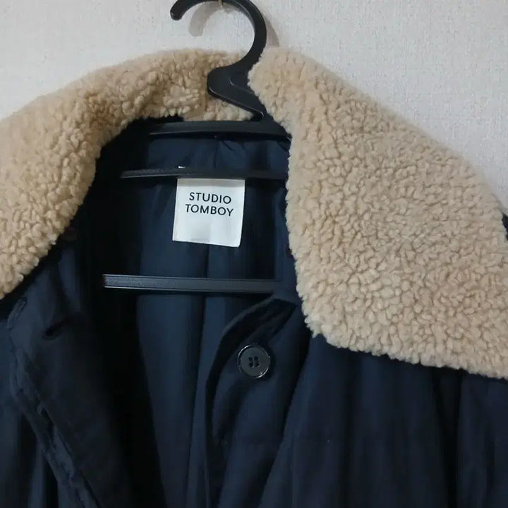 [BUNJANG] Studio Tomboy Puffer Neck Down Long Padding / 스튜디오 톰보이 뽀글이 넥 다운 롱패딩