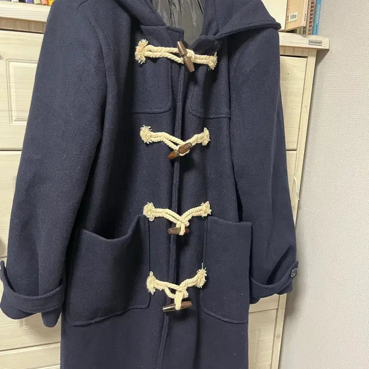 [BUNJANG] MAYSOME Navy Long Duffle Coat / -메이썸 네이비 떡볶이코트 롱코트 떡코