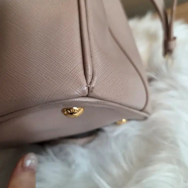 [BUNJANG] Prada BN1874 Saffiano Lux Tote Bag / 프라다 BN1874 인디핑크 사피아노 럭스 토트백, 스트랩