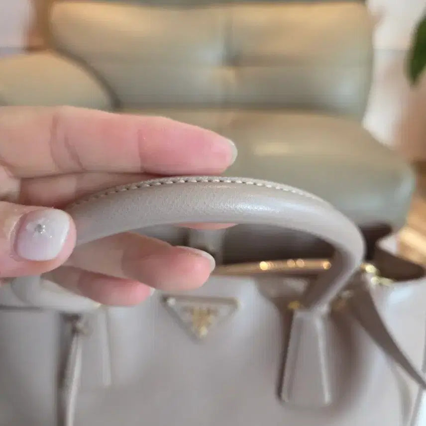 [BUNJANG] Prada BN1874 Saffiano Lux Tote Bag / 프라다 BN1874 인디핑크 사피아노 럭스 토트백, 스트랩