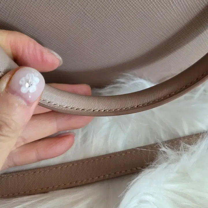 [BUNJANG] Prada BN1874 Saffiano Lux Tote Bag / 프라다 BN1874 인디핑크 사피아노 럭스 토트백, 스트랩
