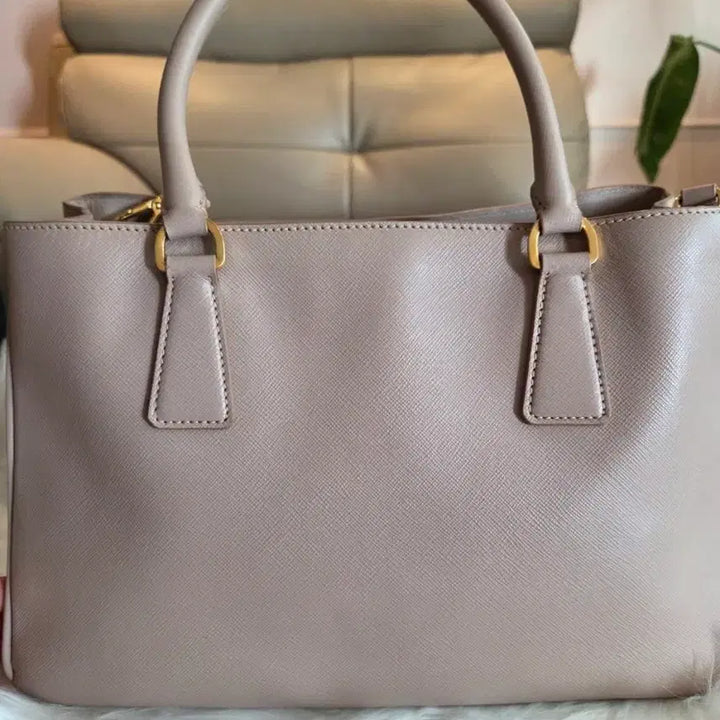 [BUNJANG] Prada BN1874 Saffiano Lux Tote Bag / 프라다 BN1874 인디핑크 사피아노 럭스 토트백, 스트랩