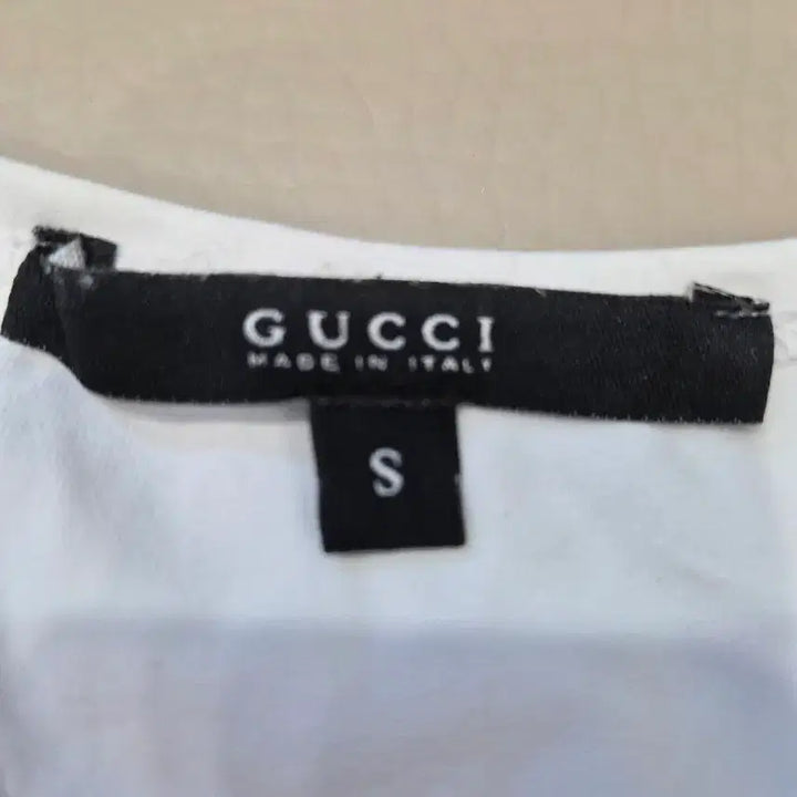 [BUNJANG] Gucci White Tank Top / GUCCI 구찌 정품 여성 화이트 탱크탑