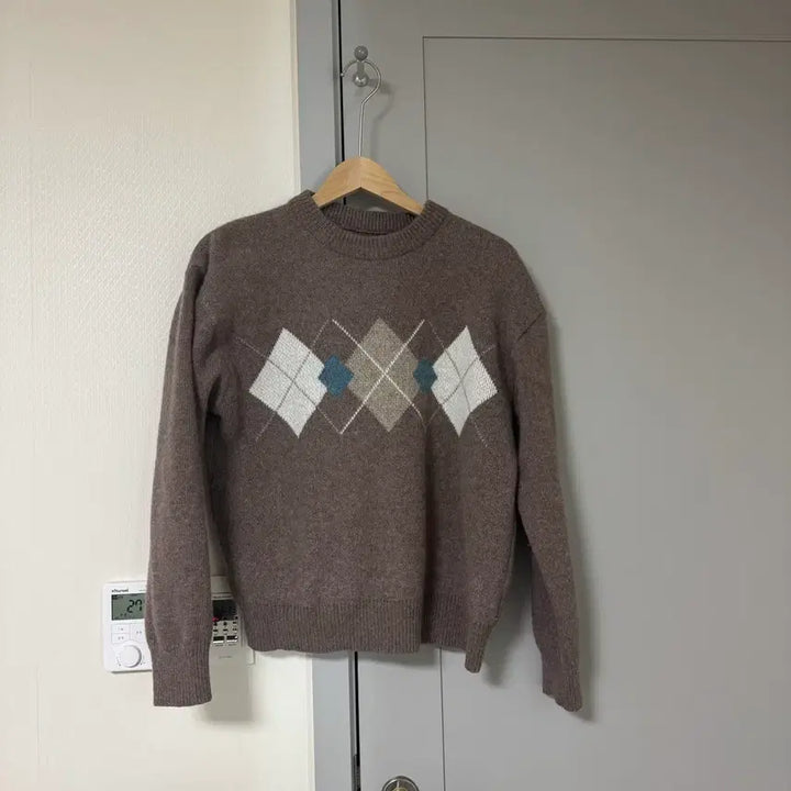 [BUNJANG] Argyle Knit / 여성 아가일 니트