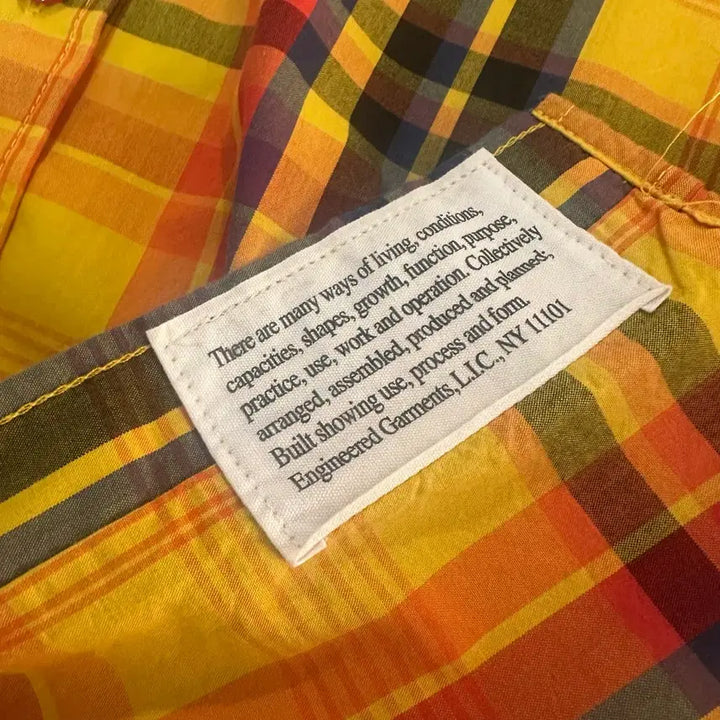 [BUNJANG] Engineered Garments Shirt / 엔지니어드가먼츠 마드라스 체크 셔츠