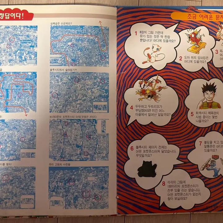 [BUNJANG] Pokemon 2001 First Edition Ttibuseal Collection Book / 2001년도 포켓몬북 띠부실 도감판