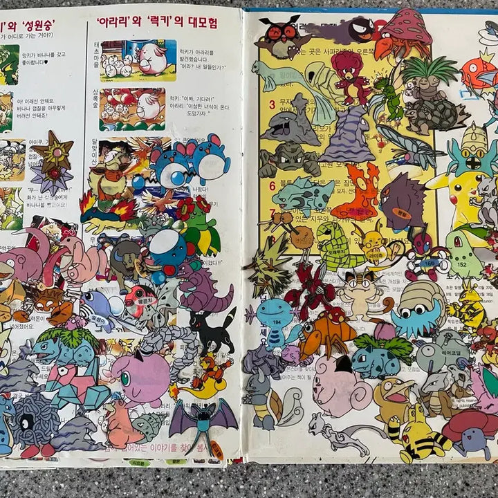 [BUNJANG] Pokemon 2001 First Edition Ttibuseal Collection Book / 2001년도 포켓몬북 띠부실 도감판