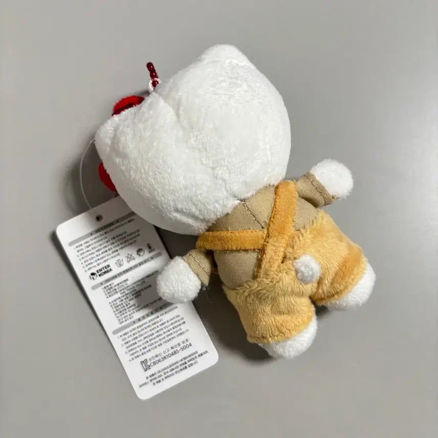 [BUNJANG] Hello Kitty Overalls Bag Charm Keychain / 정품 헬로키티 멜빵 인형 가방걸이 키링 10cm