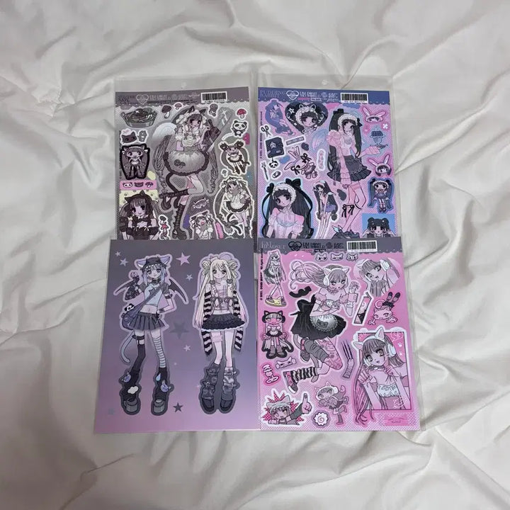 [BUNJANG] DIY Sticker Bundle Set / (가격인하) 다꾸스티커 45종 폴꾸 마테띵 페어 통판 키스컷 소녀 배경지