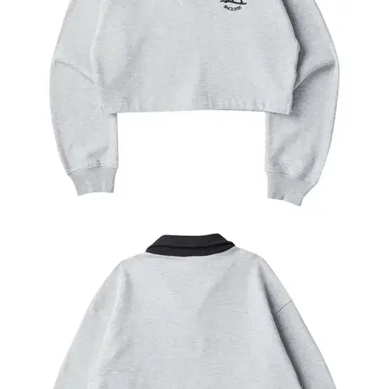[BUNJANG] Frenda Cropped Fleece Sweatshirt - Size S / 프렌다) 크롭 기모 맨투맨 - S