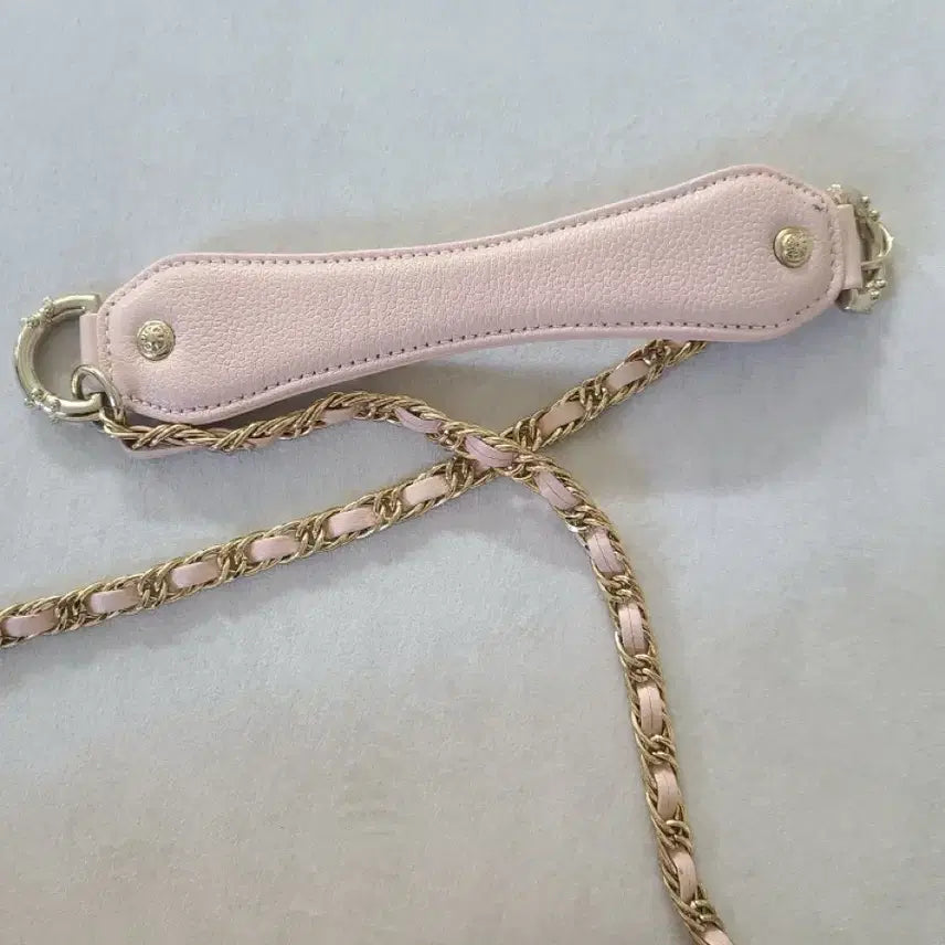 [BUNJANG] METROCITY Pink Quilted Chain Bag / 메트로시티 퀼팅 체인백 핑크