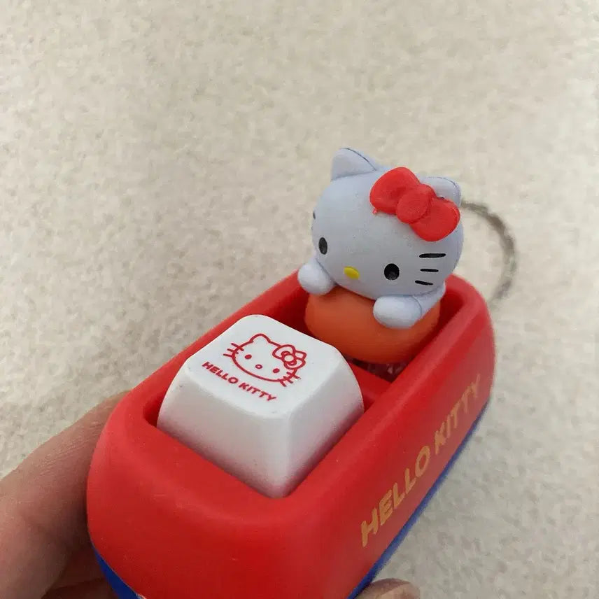 [BUNJANG] Kitty Figure Keycap Keyring / 키티 피규어 키캡키링