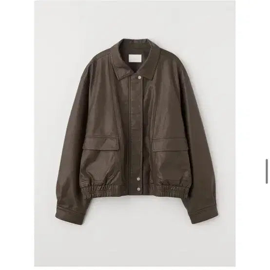 [BUNJANG] Seleteales Leather Jacket Brown / 셀리테일즈 래더점퍼 래더자켓 브라운 새상품