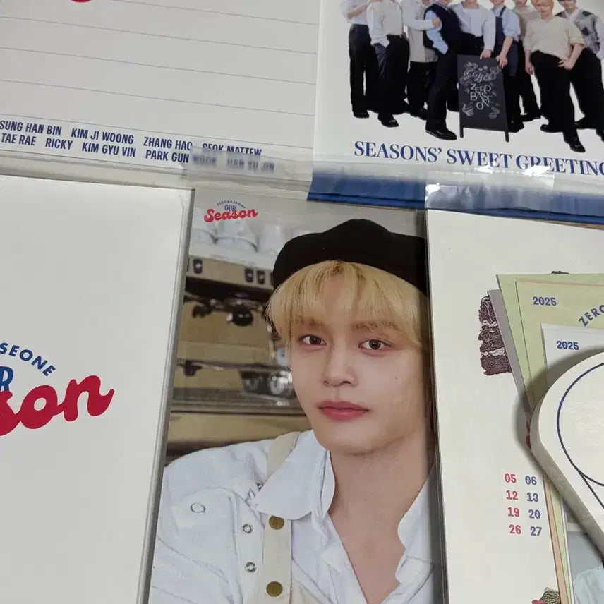 [SOLD OUT] 제로베이스원 제베원 2025 시즌그리팅 포카 특전