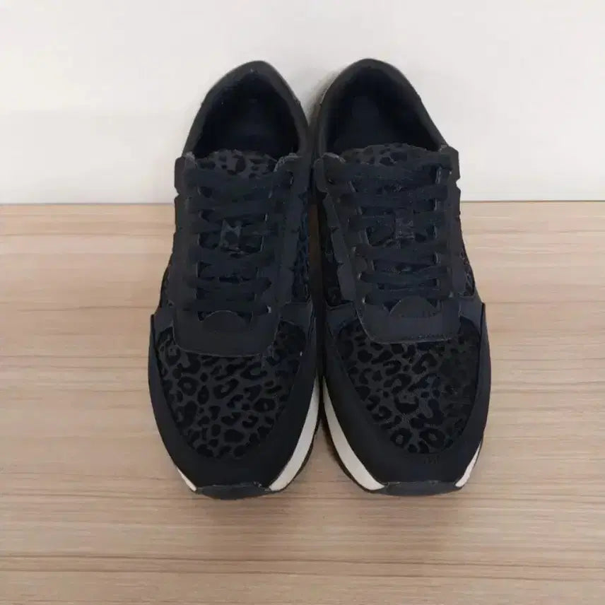 [BUNJANG] ZARA Animal Print Platform Sneakers (245) / 여성 자라 애니멀 프린트 키높이 스니커즈, (245)