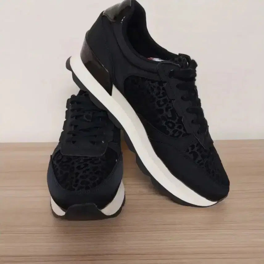 [BUNJANG] ZARA Animal Print Platform Sneakers (245) / 여성 자라 애니멀 프린트 키높이 스니커즈, (245)