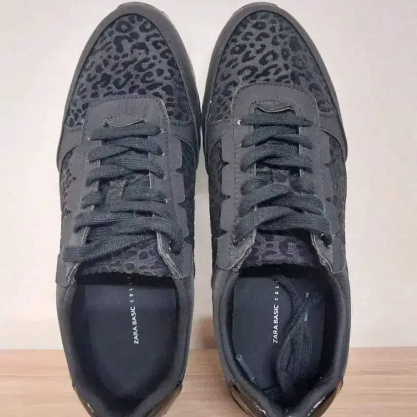 [BUNJANG] ZARA Animal Print Platform Sneakers (245) / 여성 자라 애니멀 프린트 키높이 스니커즈, (245)