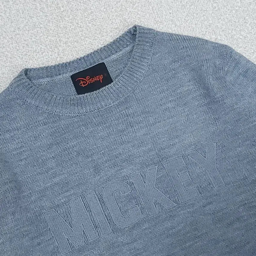 [BUNJANG] Disney Mickey Mouse Knit Crewneck Sweater / (1)디즈니 미키마우스 니트 크루넥 데일리 남녀공용