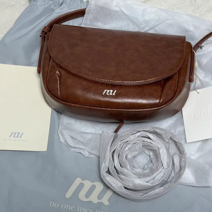 [SOLD OUT] nuu 누 사본백 브라운 숄더백(새상품)