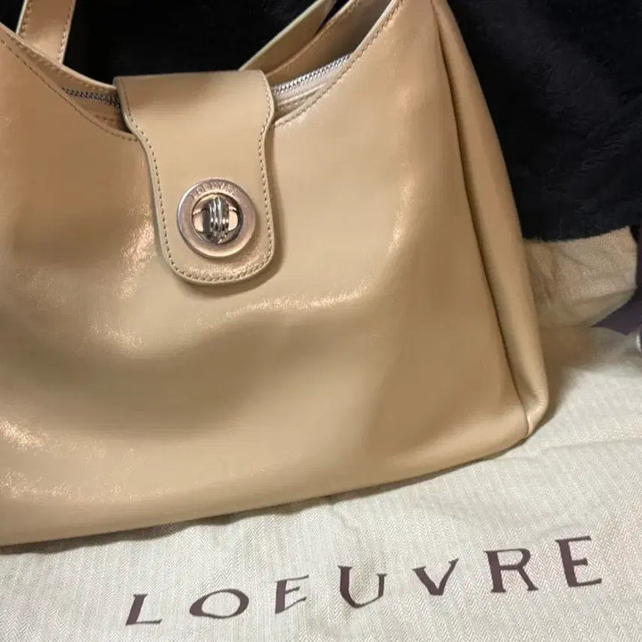 [BUNJANG] Le Louvre Sac De Fontaine Large Ivory Bag / 루에브르 삭드퐁텐느 라지 아이보리