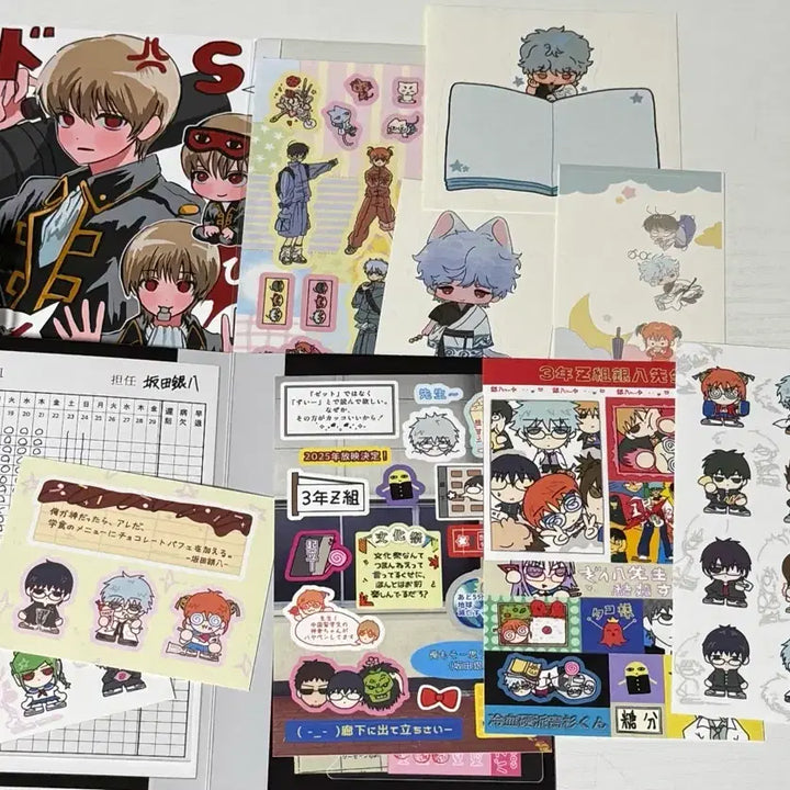 [BUNJANG] Acrylic Clip Set / 은혼 통판 스티커 후비적님 출석부 캥이님 김부록님 프박 아크릴 집게