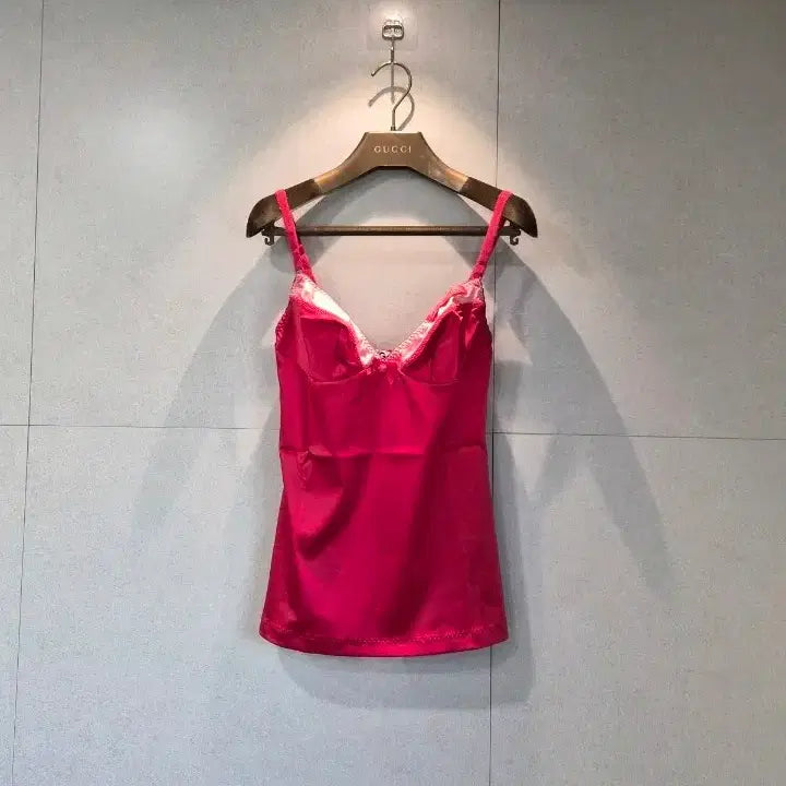 [BUNJANG] Dolce & Gabbana Silk Camisole Underwear / 돌체앤가바나 D&G 정품 여성 실크 레드 캐미솔 언더웨어