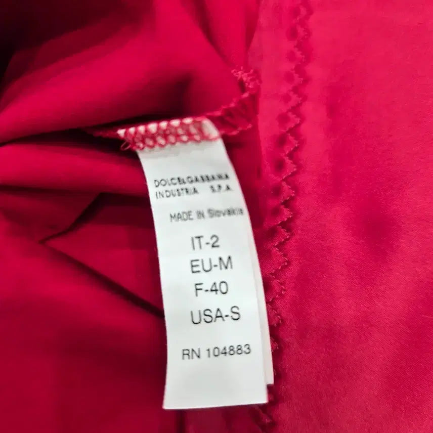 [BUNJANG] Dolce & Gabbana Silk Camisole Underwear / 돌체앤가바나 D&G 정품 여성 실크 레드 캐미솔 언더웨어