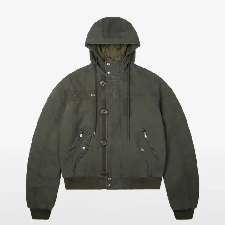 [BUNJANG] Akamm Button Placket Cotton Ma-1 Jacket / 아캄 Button Placket Cotton Ma-1 Jacket 자켓