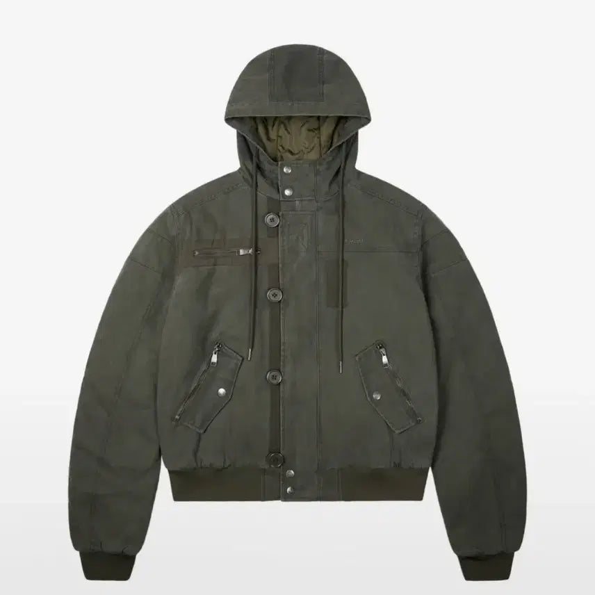 [BUNJANG] Akamm Button Placket Cotton Ma-1 Jacket / 아캄 Button Placket Cotton Ma-1 Jacket 자켓