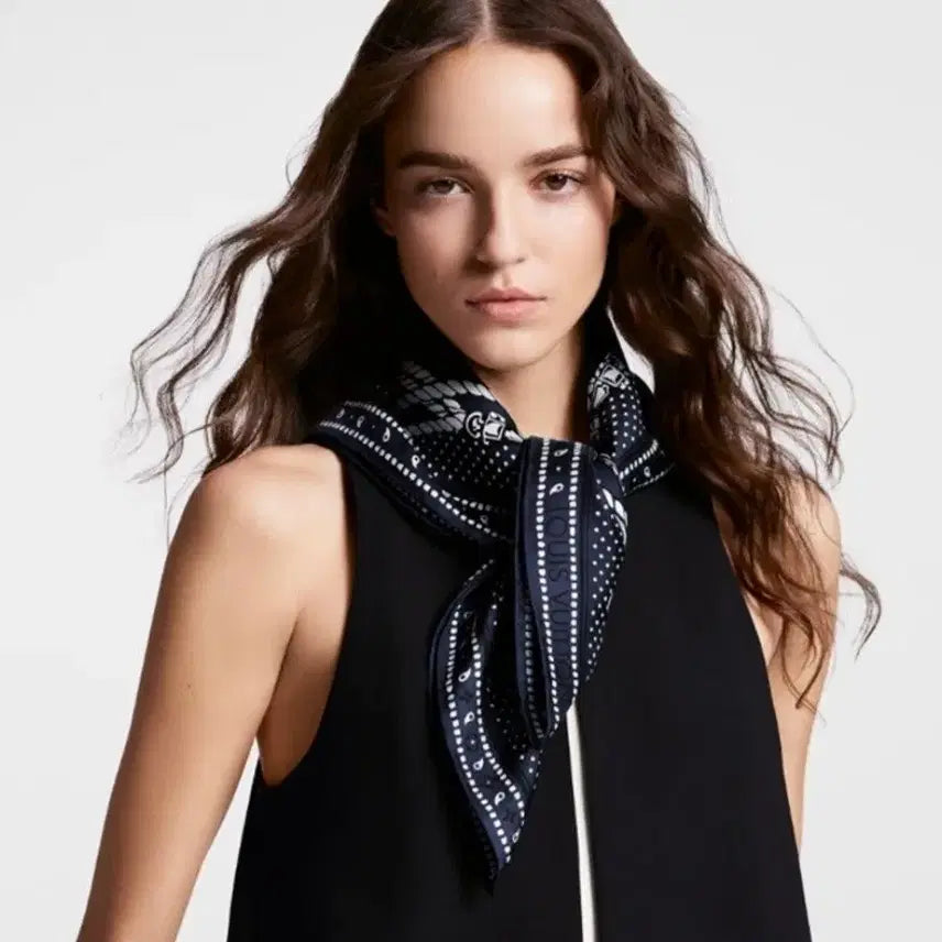 [BUNJANG] Louis Vuitton Silk Square Scarf 70x70 / 루이비통 실크 스퀘어 70X70 풀박스