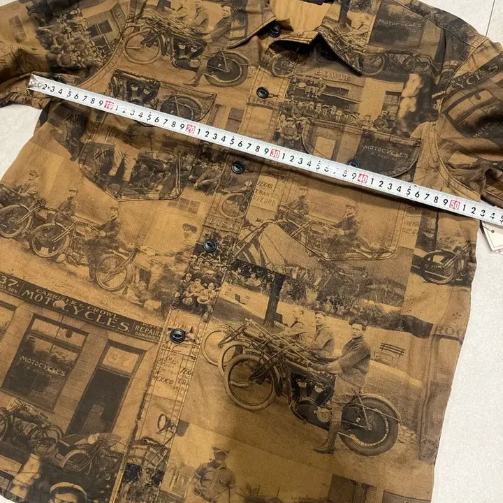 [BUNJANG] RRL Photo Print Twill Work Shirt M / [RRL 더블알엘] (새상품)포토프린트 트윌 워크셔츠 M(정가61.9만)
