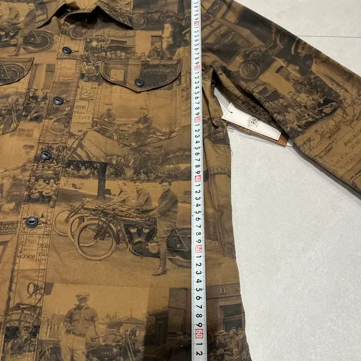 [BUNJANG] RRL Photo Print Twill Work Shirt M / [RRL 더블알엘] (새상품)포토프린트 트윌 워크셔츠 M(정가61.9만)