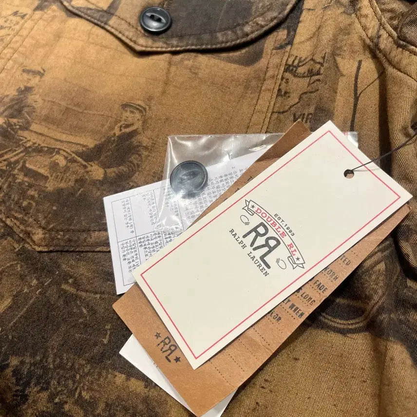 [BUNJANG] RRL Photo Print Twill Work Shirt M / [RRL 더블알엘] (새상품)포토프린트 트윌 워크셔츠 M(정가61.9만)