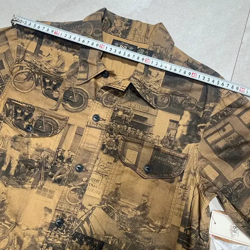 [BUNJANG] RRL Photo Print Twill Work Shirt M / [RRL 더블알엘] (새상품)포토프린트 트윌 워크셔츠 M(정가61.9만)