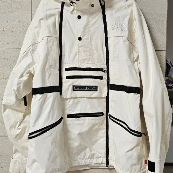 [BUNJANG] Supreme The North Face Steep Tech White Jacket XL / 슈프림 노스페이스 스팁 테크 화이트 자켓 xl