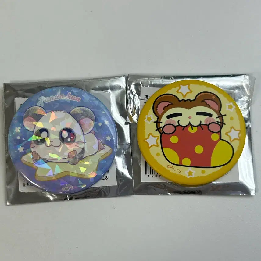 [BUNJANG] Hamster Twins MiniMini Collection Badge Set / 교환))햄토리 트윙클 드림즈/그려낸 캔뱃지 (팬더, 쿨쿨이) ->미니미니
