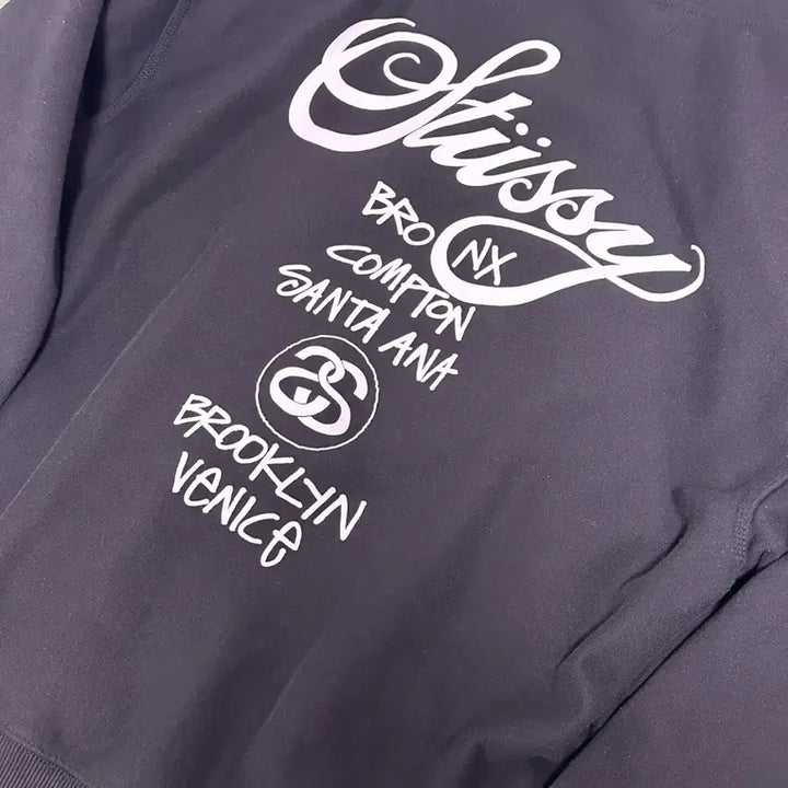 [BUNJANG] Stussy World Tour Zip-Up Hoodie / [XL]스투시 월드투어 후드집업