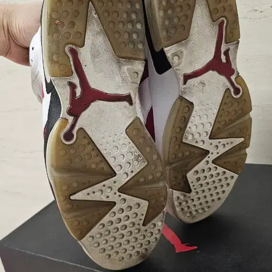 [BUNJANG] Air Jordan 6 Retro Carmine Sneakers / 에어조던 6 레트로 카마인 285 사이즈