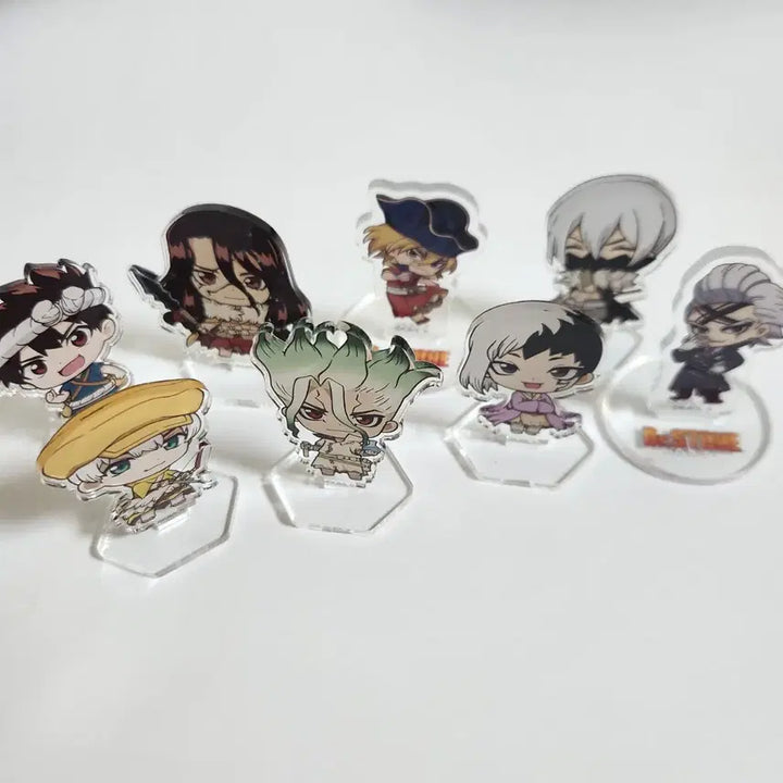 [BUNJANG] Dr. Stone Acrylic Stand Bundle Set / 닥터스톤 미니아크릴 일괄 아크릴스탠드 센쿠 류스이 우쿄 겐 제노 크롬