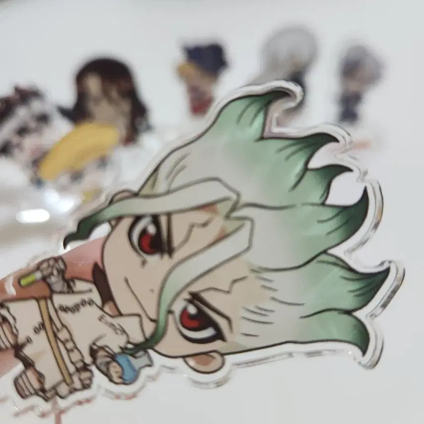 [BUNJANG] Dr. Stone Acrylic Stand Bundle Set / 닥터스톤 미니아크릴 일괄 아크릴스탠드 센쿠 류스이 우쿄 겐 제노 크롬