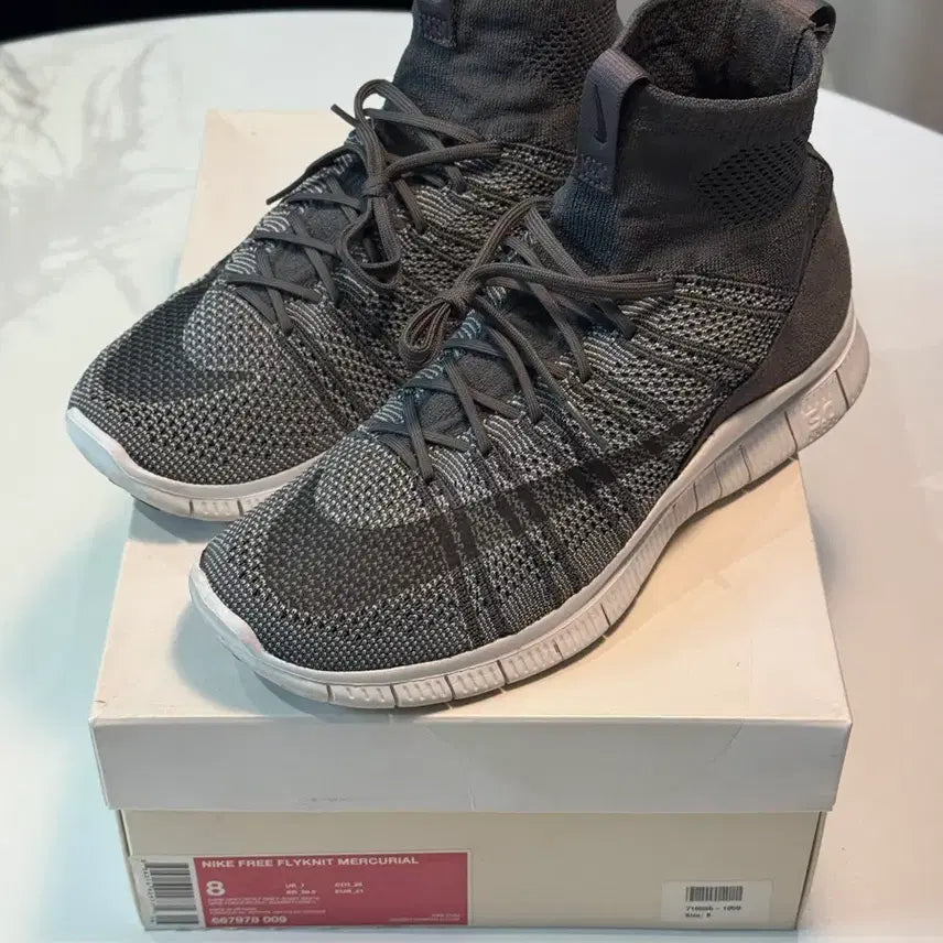 [BUNJANG] Nike Mercurial Superfly Dark Grey Soccer Cleats / [260] 나이키 슈퍼플라이 머큐리얼 다크 그레이