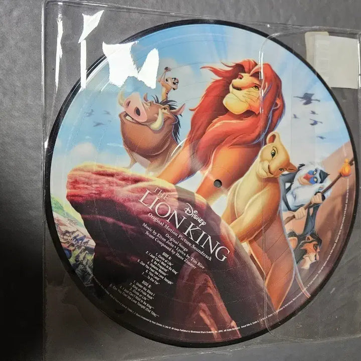 [BUNJANG] The Lion King Picture Disc Vinyl LP / 라이온킹 픽쳐디스크 lp 팝니다.