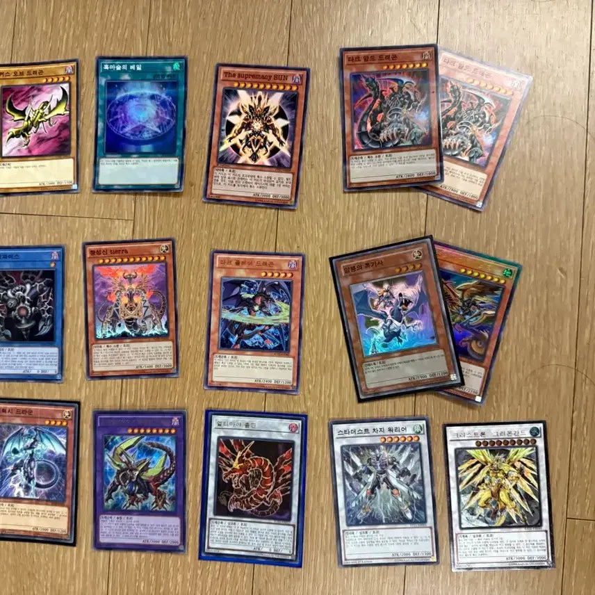 [BUNJANG] Yu-Gi-Oh! Rare Cards and God Cards Bundle / 유희왕 희귀카드+삼환신(싸인카드/사인카드)+한정판
