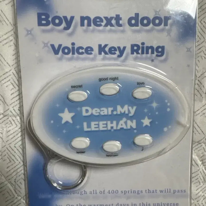 [BUNJANG] Leehan Keyring / 이한보이스키링