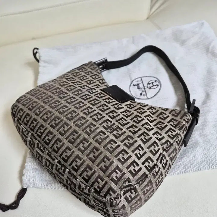 [BUNJANG] Fendi Zucca Pattern Mini Shoulder Bag / 펜디 주카 패턴 미니 숄더백 28x17