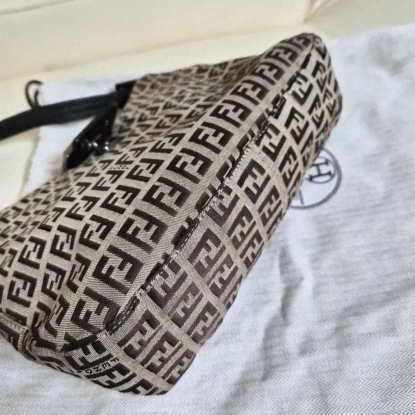 [BUNJANG] Fendi Zucca Pattern Mini Shoulder Bag / 펜디 주카 패턴 미니 숄더백 28x17