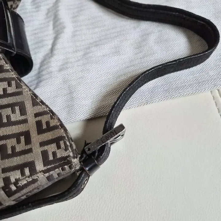 [BUNJANG] Fendi Zucca Pattern Mini Shoulder Bag / 펜디 주카 패턴 미니 숄더백 28x17