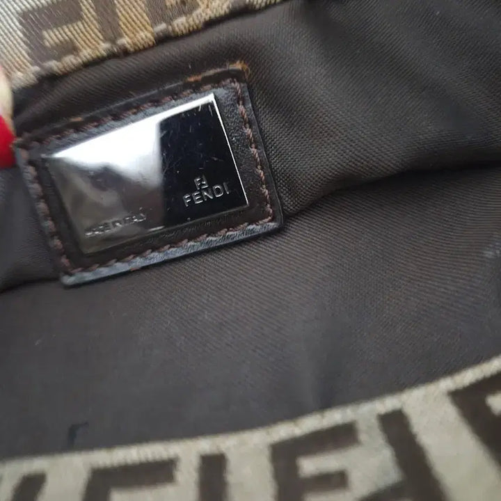 [BUNJANG] Fendi Zucca Pattern Mini Shoulder Bag / 펜디 주카 패턴 미니 숄더백 28x17