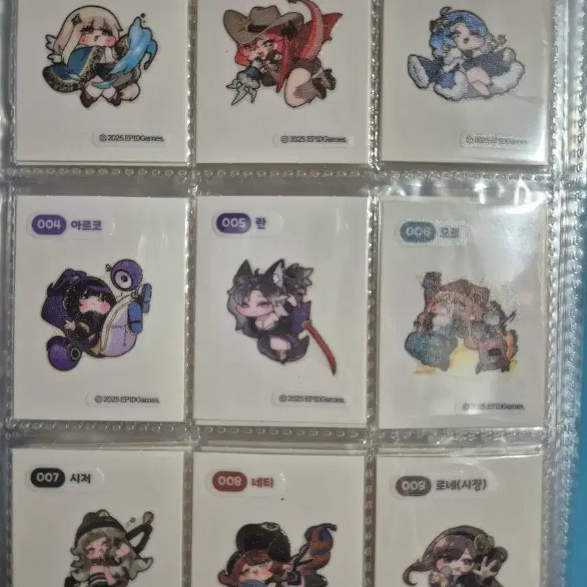 [BUNJANG] Trickcal Sticker Set / 트릭컬 띠부씰 53종