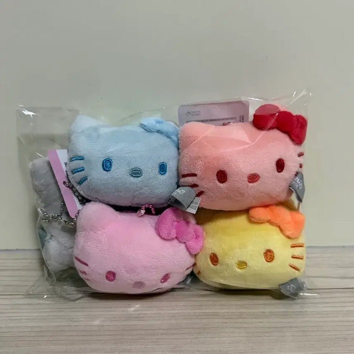 [BUNJANG] Sanrio Hello Kitty Face Doll Keyring Bundle Set / [일괄] 산리오 키티 얼굴 인형 키링 세트